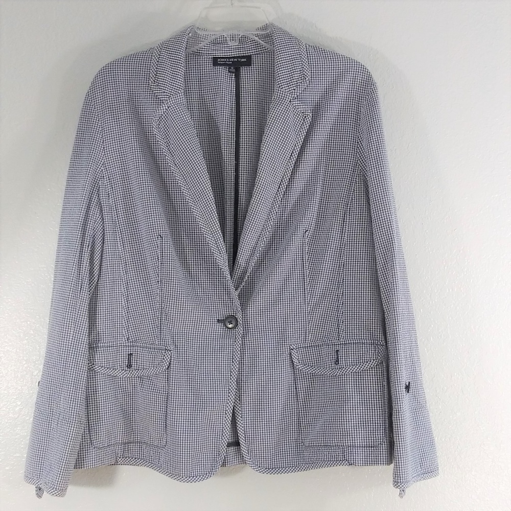 Jones New York Spring Unlined Jkt, wms 16 cuffs